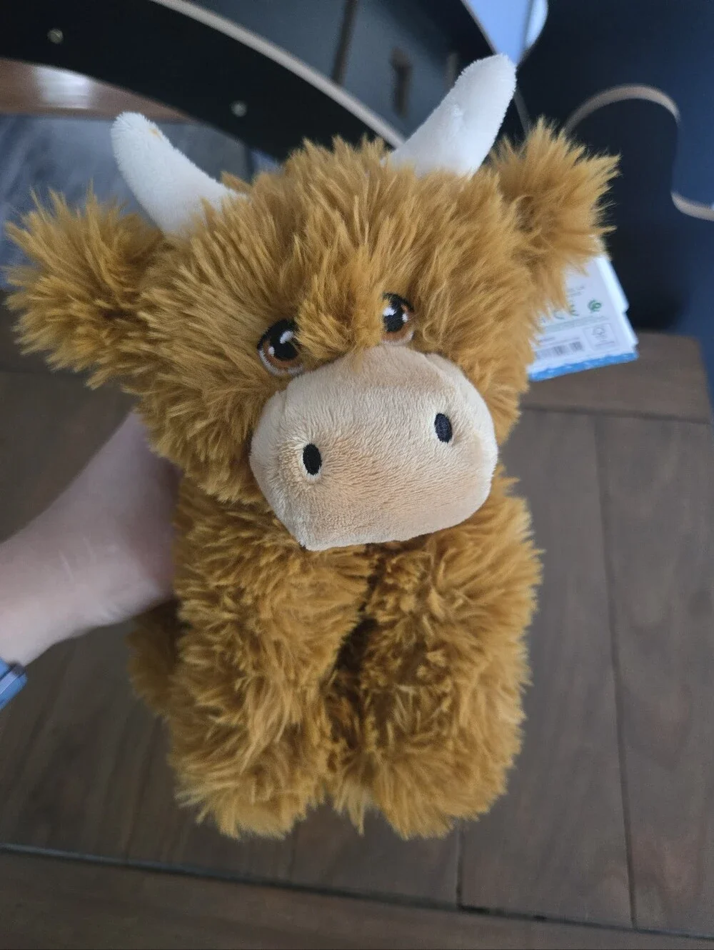 Plush Recycled UK Keeleco Highland Cow Stuffed Animal Keel Toys New